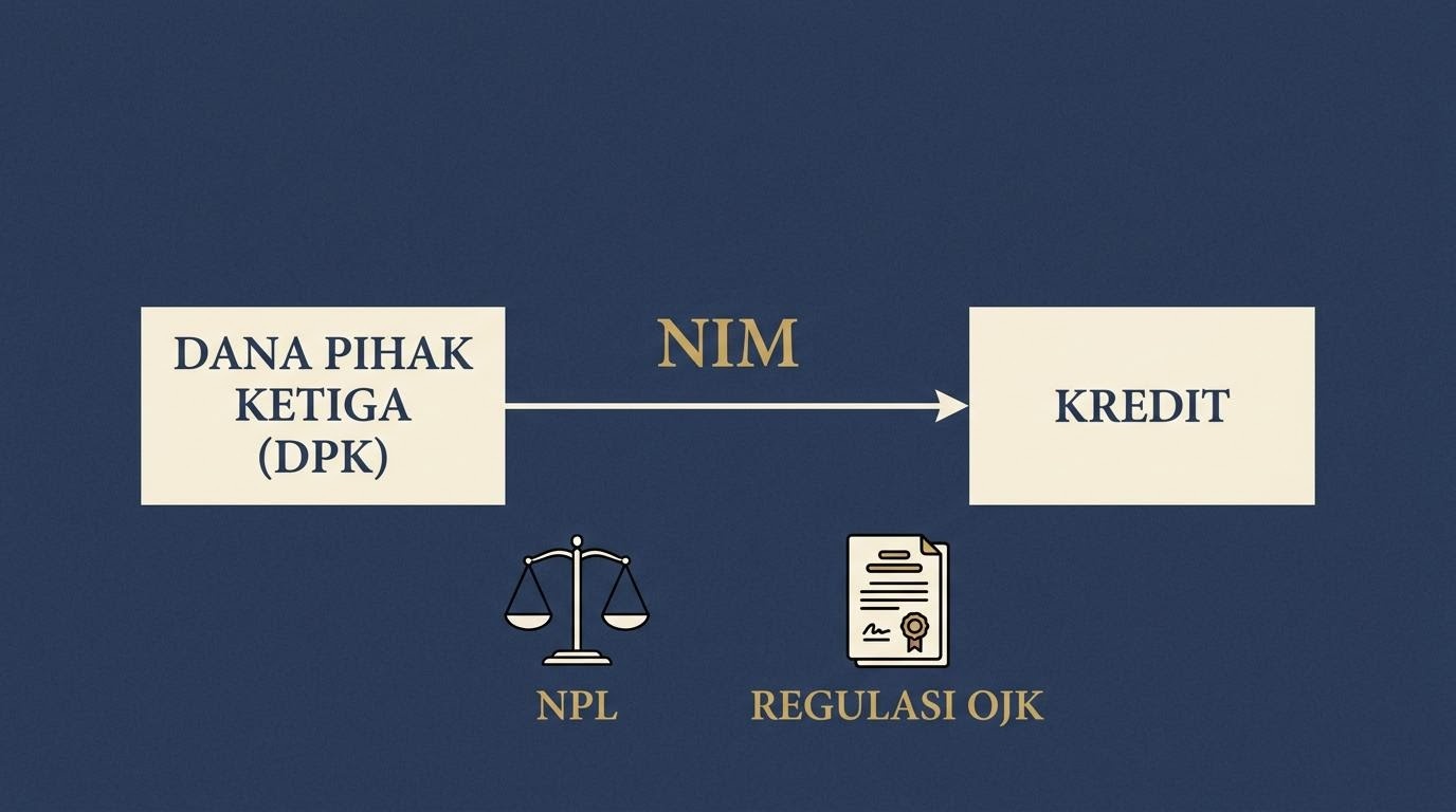 Ilustrasi konseptual saham sektor perbankan Indonesia